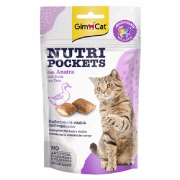 Cat treats : GIMBORN Nutri Pockets with Duck, 60gr