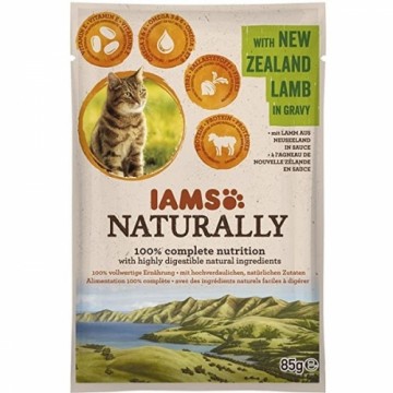 Canned cat food : IAMS CAT Naturally Adult Lamb in gravy 85gr.