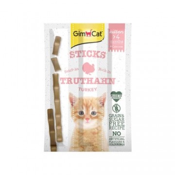 Gimborn Bezgraudu papildbarība kaķēniem : Gimcat Kitten Stick Turkey and Calcium 3gab.3g.