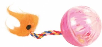 Toys for cats : Trixie Set of Ratting Balls with Tails 4cm, 2 pcs.