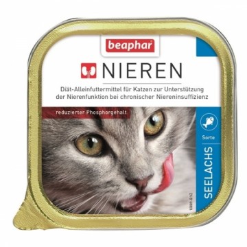 Complete diet cat food (pate) : Beaphar NIERDIEET SEELACHS 100G .