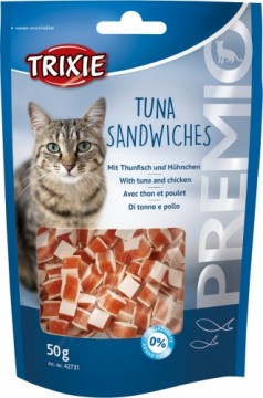 Gardumi kaķiem : Trixie Premio Tuna Sandwiches, 50 g