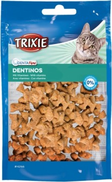 Gardumi kaķiem : Trixie Denta Fun Dentinos 50g.