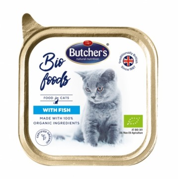 Canned cat food - Butchers WAC BIO fish 85g