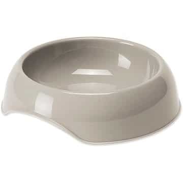 Bowl for animals, plastic : Dog Fantasy Plastic Bowl, grey, 19.6cm, 700ml