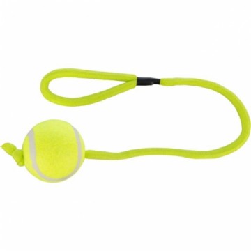 Toy for dogs : Trixie Tennis ball on a rope, ø 6|50cm