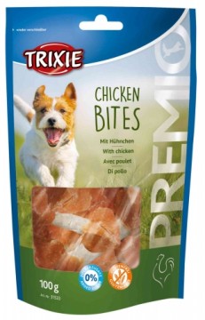 Treats for dogs : Trixie Chicken Bites, 100g.