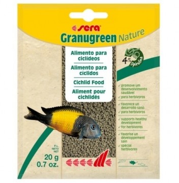 Fish food : Sera Granugreen 20g