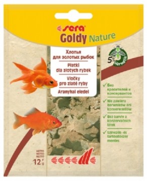 Barība zivīm : Sera Goldy Nature, 12g