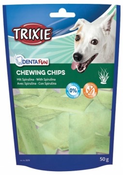 Treats for dogs : Trixie Chewing Chips with Spirulina Algae 50g