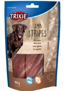 Treats for dogs : Trixie Premio Lamb Stripes, 100g