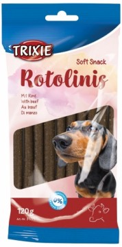 Treats for dogs : Trixie Rotolinis, beef, 12gb., 120g