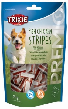 Gardums suņiem : Trixie Premio Chicken and Pollock Snack 75g.