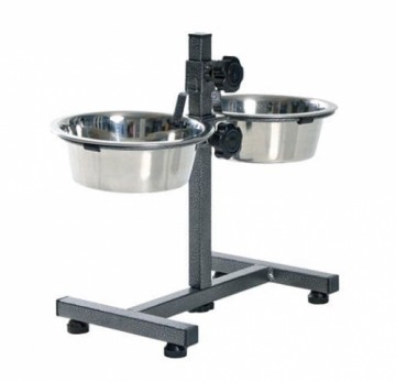 Dog stand with bowls - Trixie Dog Bar 2*0.75l|15cm, 27cm