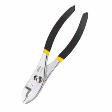 Slip Joint Pliers Deli Tools EDL25508 8'' (black&yellow)