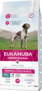 Sausa barība suņiem - Eukanuba Adult ALL PREMIUM Working &amp; Endurance, Chicken, 19 kg