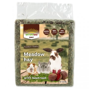 Siens ar bietēm : Placek Nature Land Meadow hay with red beets, 650g