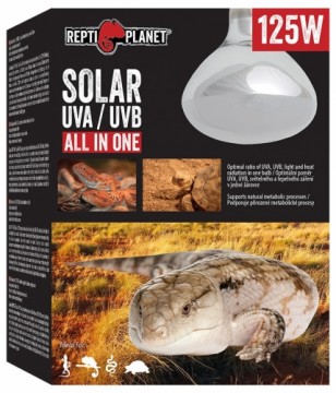 Spuldze terārija lampai : Repti Planet Bulb Solar UVA &amp; UVB 125W