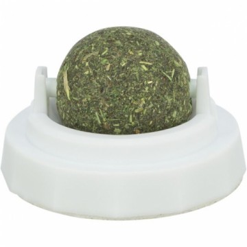 Gardumi kaķiem : Trixie Catnip ball with holder, ø 5 cm