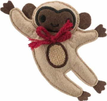 Rotaļlieta kaķiem : Trixie Monkey, fabric, catnip, 12 cm