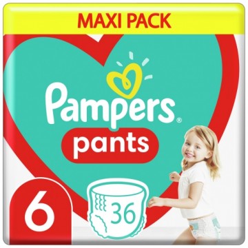 Autiņbiksītes Pampers Pants S6 36gb