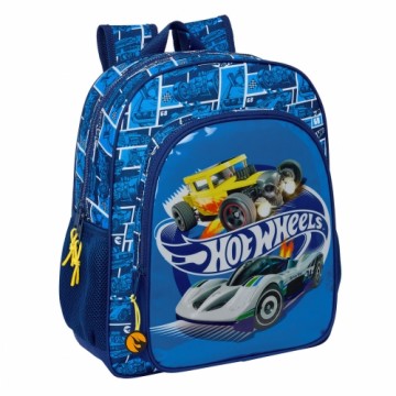 Skolas soma Hot Wheels Sonny Tumši Zils 32 x 38 x 12 cm