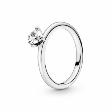 Женские кольца Pandora CLEAR HEART SOLITAIRE - RING - SIZE 48