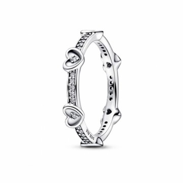 Sieviešu Gredzens Pandora RADIANT SPARKLING HEARTS - RING - SIZE 50