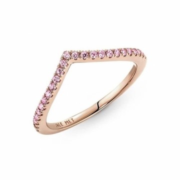 Sieviešu Gredzens Pandora TIMELESS WISH SPARKLING PINK - RING - SIZE 48