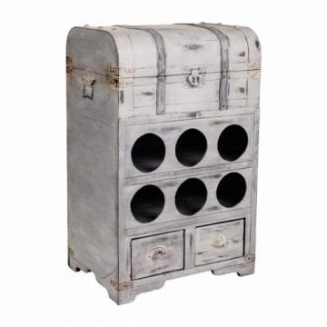 Bottle rack Alexandra House Living PVC Wood Metal 30 x 64 x 41 cm Chest