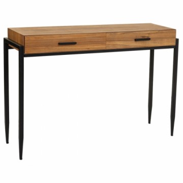 Hall Table with Drawers Alexandra House Living Brown Iron Plate Fir wood 34 x 81 x 120 cm