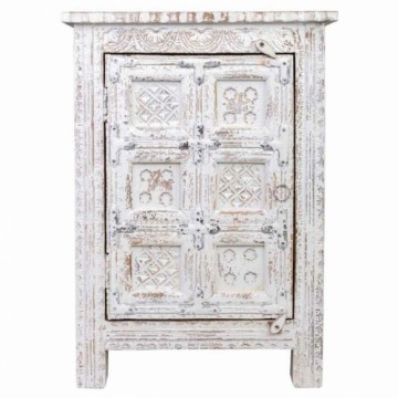 Nightstand Alexandra House Living White Brown 40 x 53 x 73 cm