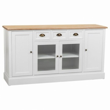 Sideboard Alexandra House Living White Brown Zinc Alloy MDF Wood 40 x 80 x 150 cm