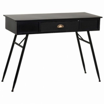 Hall Table with Drawers Alexandra House Living Black Metal 40 x 75 x 100 cm