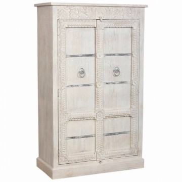 Wardrobe Alexandra House Living White Mango wood 98 x 160 x 46 cm