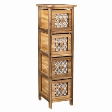 Chest of drawers Alexandra House Living Brown Wood Paolownia wood 26 x 61 x 22 cm