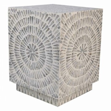 Stool Alexandra House Living Grey MDF Wood 35 x 45 x 35 cm