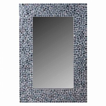 Wall mirror Alexandra House Living Grey Cream MDF Wood 91 x 3 x 60 cm