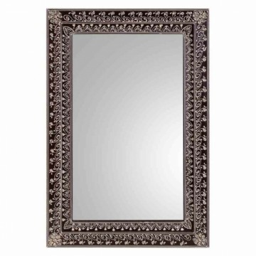 Wall mirror Alexandra House Living White Brown MDF Wood 1 x 62 x 42 cm