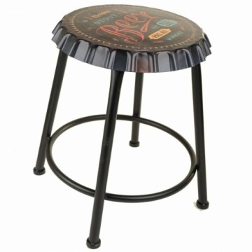 Stool Alexandra House Living Black Iron 35 x 46 x 35 cm