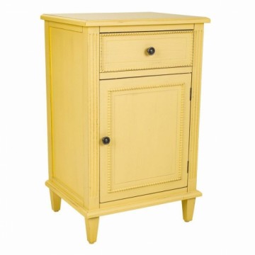 Nightstand Alexandra House Living Yellow 36 x 72 x 45 cm