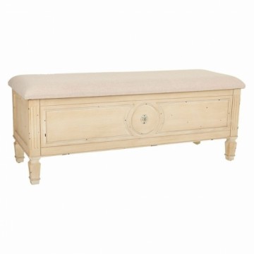 Bench Alexandra House Living Beige Sponge Fir wood 43 x 48 x 120 cm