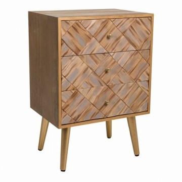 Nightstand Alexandra House Living Brown 35 x 65 x 44 cm