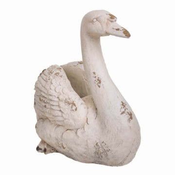 stādītājs Alexandra House Living Swan Stikla šķiedras Magnijs 35 x 48 x 51 cm