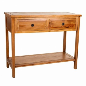 Hall Table with Drawers Alexandra House Living Brown Pine MDF Wood 78 x 41 x 95 cm