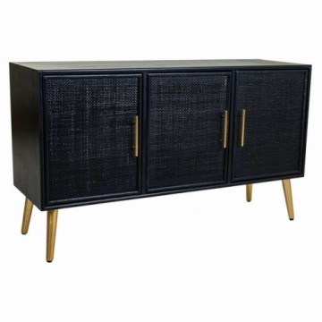 Sideboard Alexandra House Living Black Golden MDF Wood