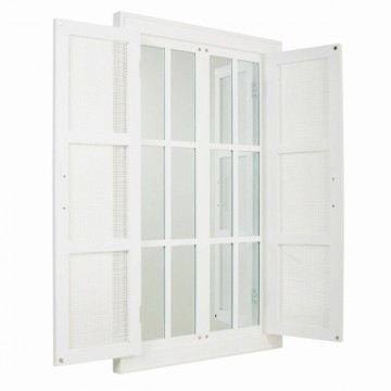 Настенное зеркало Alexandra House Living Серебристый Бамбук Деревянный MDF 5 x 118 x 73 cm