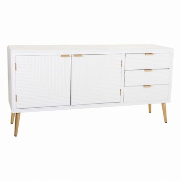 Sideboard Alexandra House Living White Golden MDF Wood 42 x 71 x 145 cm