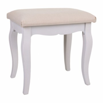 Bench Alexandra House Living White Brown Pine MDF Wood 31 x 41 x 42 cm