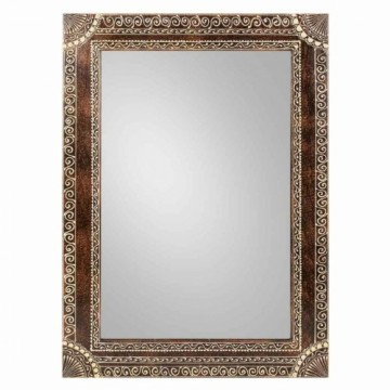 Wall mirror Alexandra House Living Glass MDF Wood 1 x 57 x 42 cm